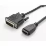 VALUE 12.99.3116 Juodas DVI-M į HDMI-M adapteris