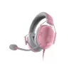 Razer BlackShark V2 X RZ04-03240800-R3M1 laidinė žaidimų ausinė su mikrofonu, uždaro tipo, 3,5 mm, 50 mm membranos, kardioidinis mikrofonas, Quartz Pink