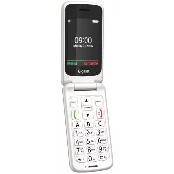 Mobilusis telefonas Gigaset GL595 2.8 colio 0,3 MP Baltas