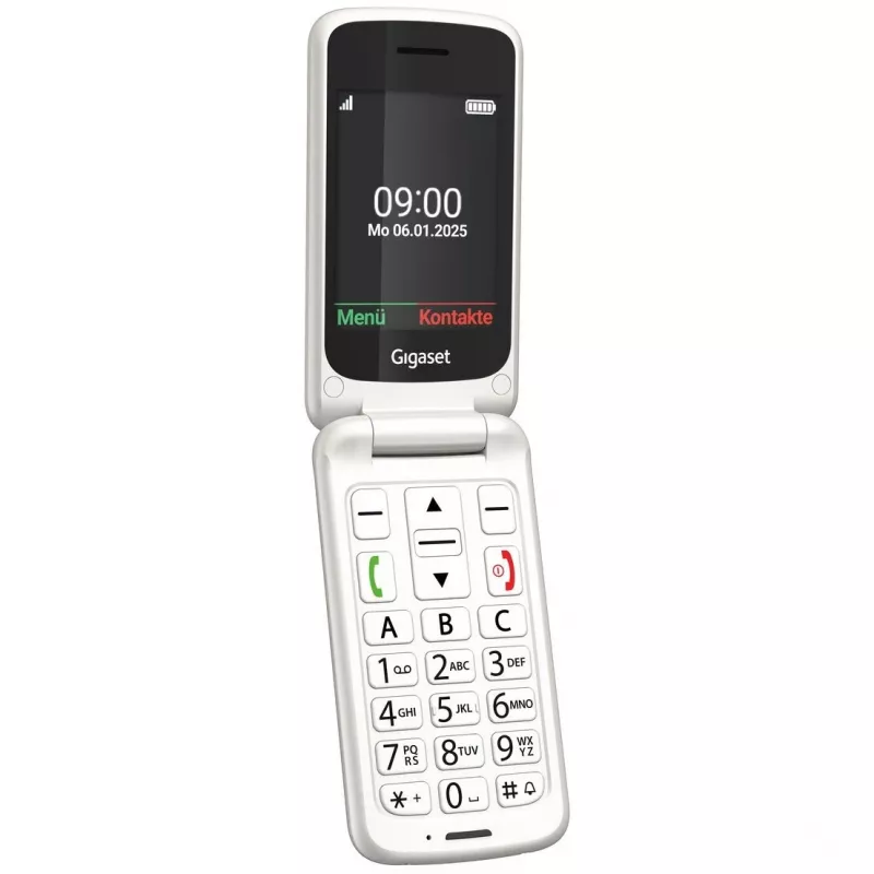 Mobilusis telefonas Gigaset GL595 2.8 colio 0,3 MP Baltas