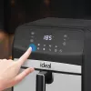 Karšto oro gruzdintuvė Eldom IK1501 – 6,5 L, 1800 W, jutiklinis LED, reguliuojamas termostatas, išimamas dubuo tinkamas plauti indaplovėje