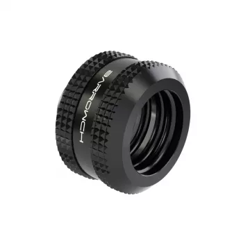 Barrow Hardtube Fitting 12mm G1/4 colio – kompresinis jungtis kietam 12 mm vamzdeliui, juoda