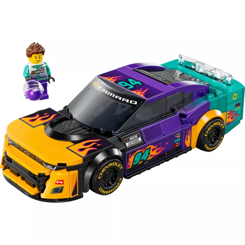 Konstruktorius LEGO Speed Champions 76935 NASCAR Next Gen Chevrolet Camaro ZL1, 328 dalių, 1 minifigūrėlė, nuo 9 metų