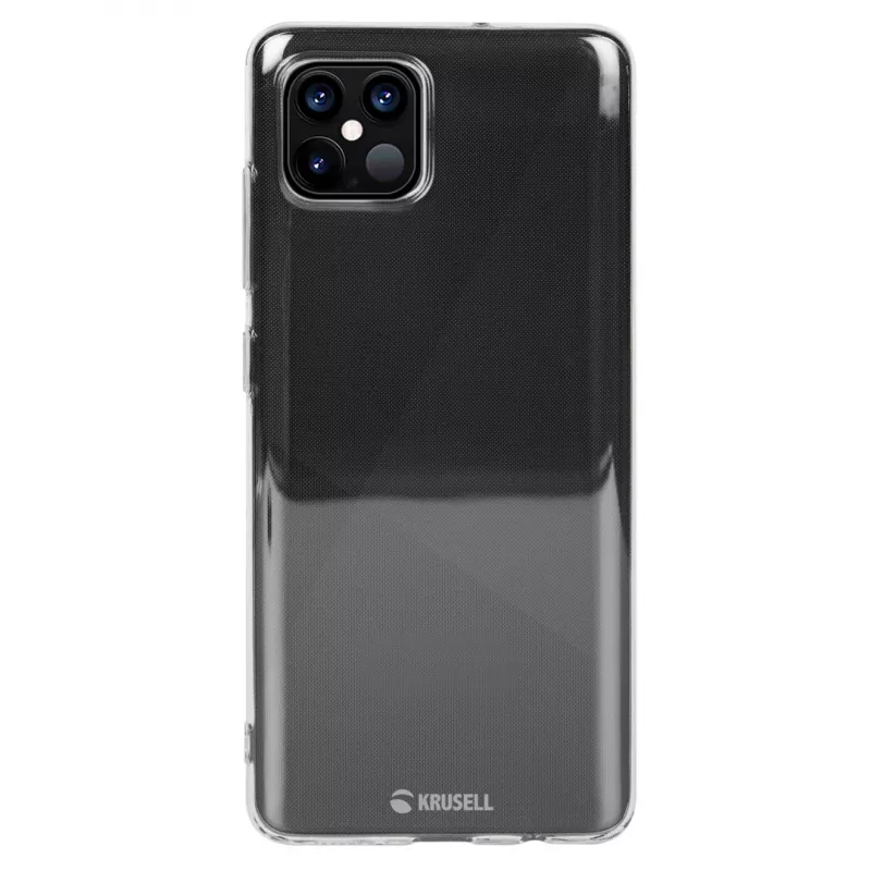 Krusell SoftCover iPhone 12 mini permatomas apsauginis dėklas