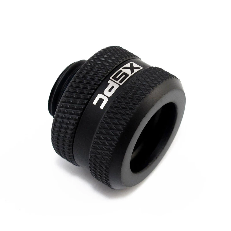 XSPC jungtis G1/4 į 14 mm kietą vamzdelį, juoda matinė - 8 vnt.