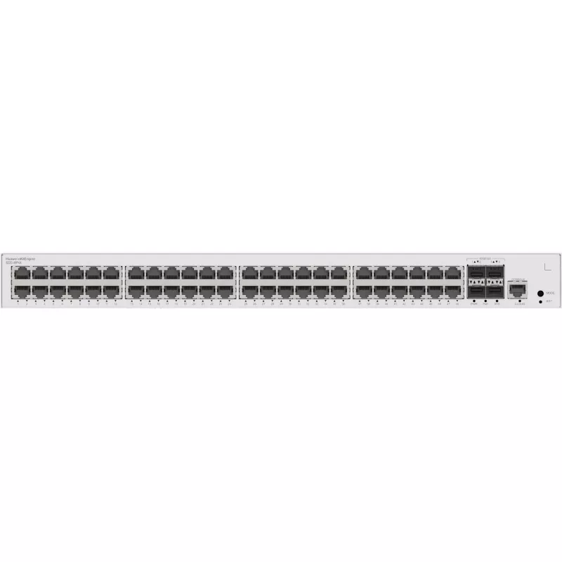 HUAWEI eKit S220 Series S220-48P4X valdomas L2 Gigabit Ethernet (10/100/1000) su PoE 1U pilkas