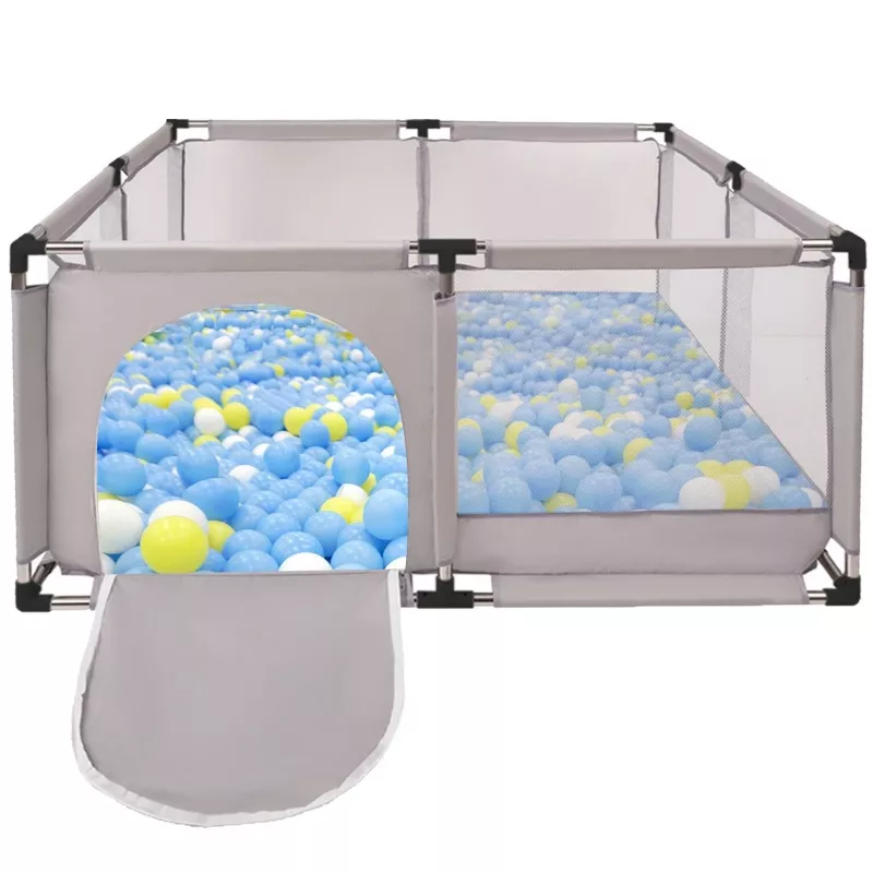 Extralink vaikų žaidimų aptvaras, sausas baseinas, sulankstomas 126x126 cm kamuoliukų duobė k-458