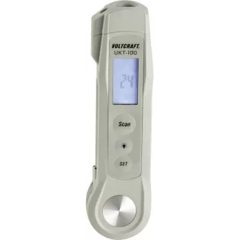 VOLTCRAFT UKT-100 įsiskverbimo termometras su kontaktiniu ir bekontakčiu matavimu, -40…280 °C, LED žibintuvėlis