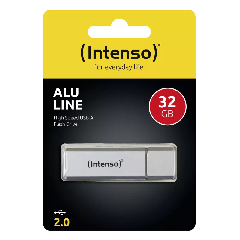 Atmintukas „flash“ USB 2.0 32 GB sidabrinis 3521482 Intenso