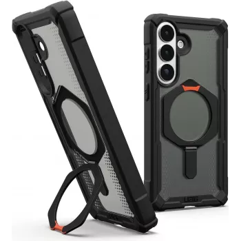 UAG Urban Armor Gear Plasma XTE Dėklas su Atramėle ir Magnetiniu Moduliu | Samsung Galaxy S26+ | Juoda/oranžinė | 214523114097