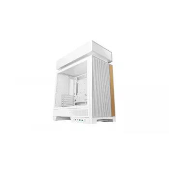 Korpusas DeepCool CL660 WH Baltas – ATX/Micro-ATX/Mini-ITX, grūdintas stiklas, palaiko ATX/PS2/SFX/SFX‑L maitinimo šaltinius