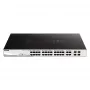 D-Link DGS-1210-28MP/E valdomas jungiklis L2 Gigabit Ethernet (10/100/1000) PoE 1U juodas, pilkas