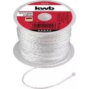 KWB Mason kreidos virvutė 1,7 mm balta 50 m – žymėjimo ir niveliavimo virvutė