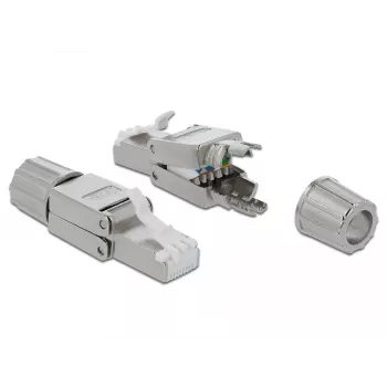 Jungtis DeLOCK 86477 RJ-45 pilka