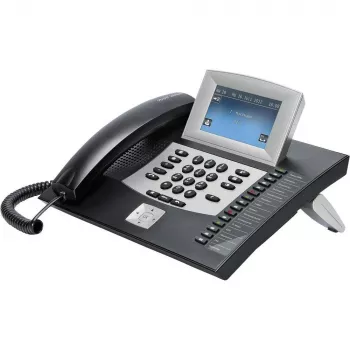 Analogo telefono aparatas Auerswald COMfortel 2600 su skambučio ID, juoda spalva