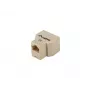 Lanberg AD-RJ45-2RJ45-OU tinklo skirstytuvas smėlio spalvos