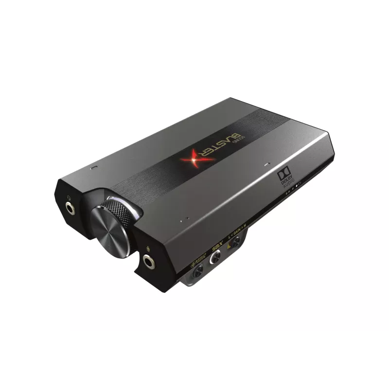 Creative Sound BlasterX G6 - išorinis USB DAC ir stiprintuvas