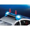 Playmobil policijos automobilis su sirena ir mirksinčia šviesa, įvairiaspalvis, plastikas, 3+