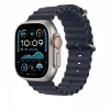 Apple 49mm Navy Ocean Band prailginimas natūralaus titano apdaila