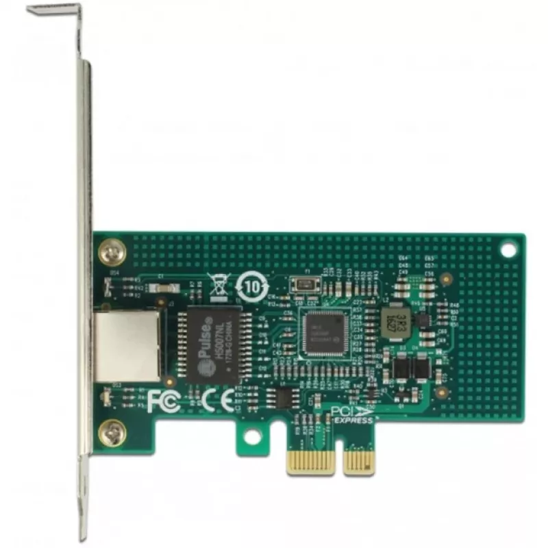DeLock PCI Express kortelė > 1 x Gigabit LAN - tinklo adapteris - PCIe 2.1 Low-Profile - Gigabit Ethernet