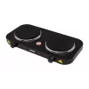 Mesko Home MS 6509 juoda kaitlentė su sandaria plokšte, 2 zonos