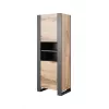 WOOD Knygų spinta 65x40x170,5 votano ąžuolas + antracitas