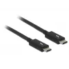 Thunderbolt kabelis DeLOCK 84845 1 m 20 Gbit/s Juodas