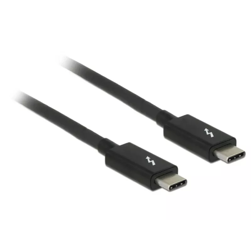 Thunderbolt kabelis DeLOCK 84845 1 m 20 Gbit/s Juodas