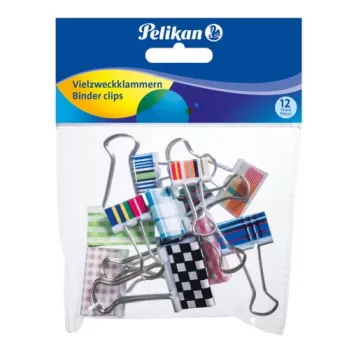 Segtuvas dokumentams Pelikan 700306 metalinis, įvairių spalvų, 12 vnt.