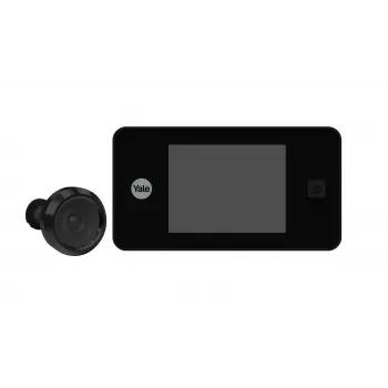 Skaitmeninis durų žiūronas Yale 45-0500-1432-00-6011 — 3,2 colio LCD, 105° žiūrėjimo kampas, juodos spalvos, 2×AAA