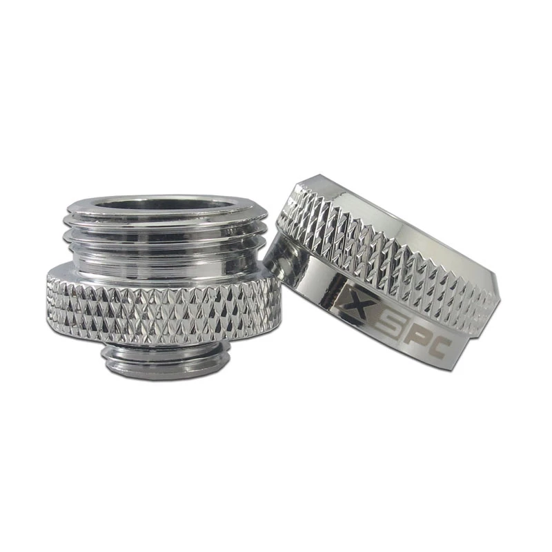 XSPC jungtis G1/4 iki 14 mm kietajam vamzdžiui, chromuota – 8 vnt.