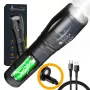 Rankinis žibintuvėlis Extralink EX.30707 juodas SMD LED 10W USB