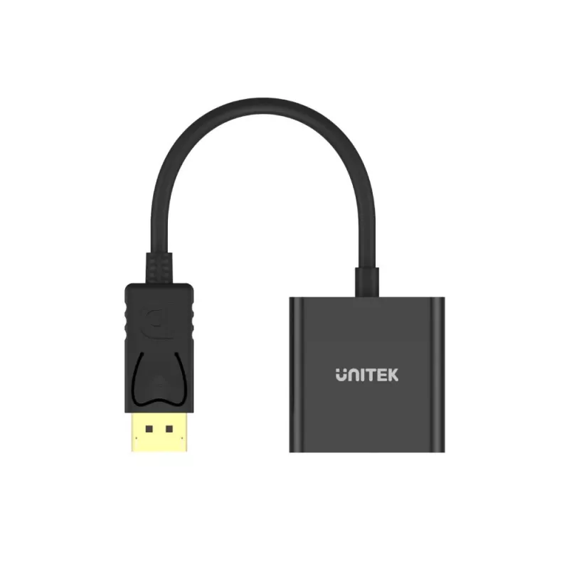 UNITEK Y-5118E DisplayPort į VGA adapteris juodas