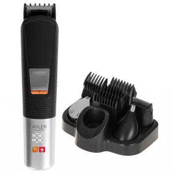 Adler Grooming rinkinys 5 viename | AD 2943 | Belaidis | 4 ilgio pakopos | Juoda