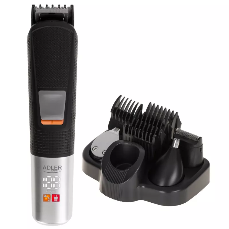 Adler Grooming rinkinys 5 viename | AD 2943 | Belaidis | 4 ilgio pakopos | Juoda