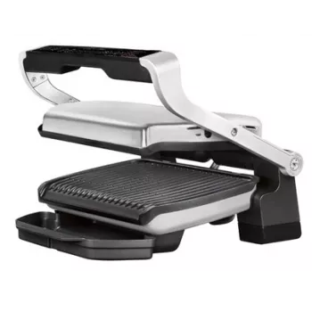 Tefal OptiGrill Initial GC706D kontaktinis grilis, 2000 W, juodas/nerūdijantis plienas