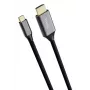 USB-C į HDMI laidas TRUST CALYX 25630, 4K (3840x2160), 2 m, juodas, kištukas-kištukas