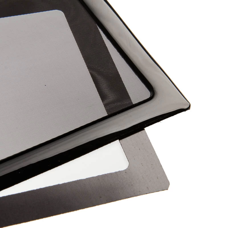 Dulkių filtras 240 mm radiatoriui DEMCiflex DF0031 – juodas rėmelis ir juodas tinklelis