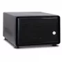 Inter-Tech SC-2100 – mažo formato (SFF) kompiuterio korpusas, juodas, Mini-ITX, plieninis, su veiklos, aliarmo, HDD, tinklo ir maitinimo indikatoriais (88887285)