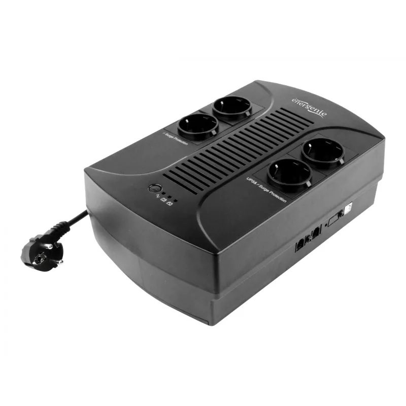 Nepertraukiamo maitinimo šaltinis EnerGenie EG-UPS-001 linijinis-interaktyvus 0,65 kVA 390 W 4 AC lizdai