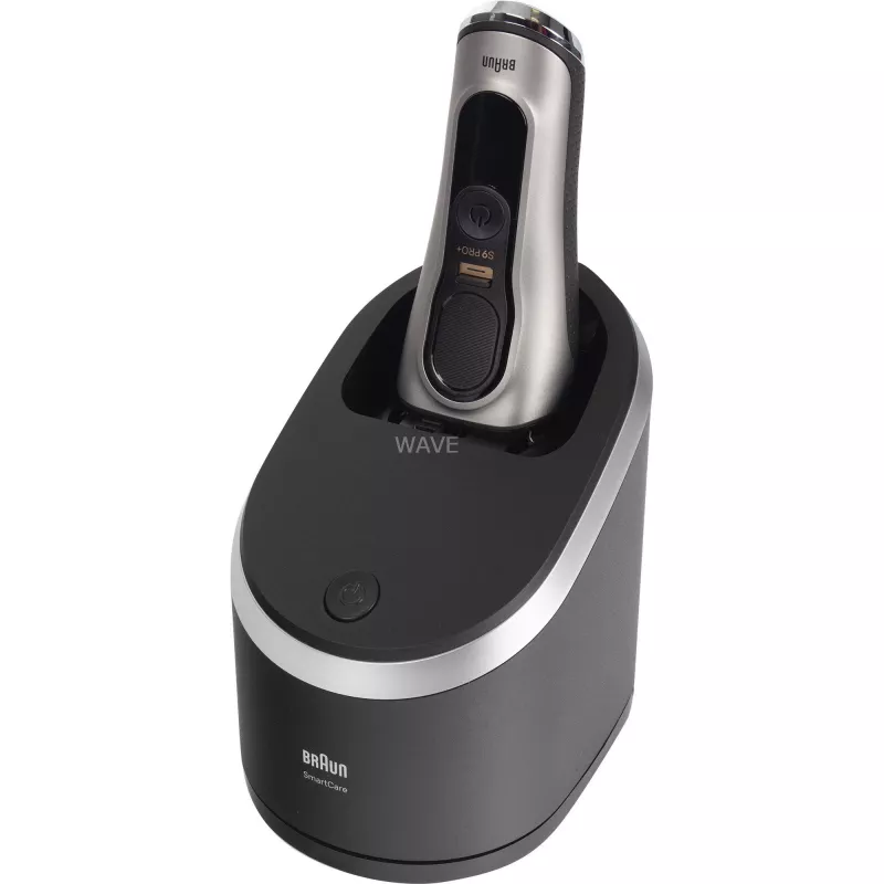 Braun Series 9 Pro+ 9565cc šlapiui ir sausam skutimui folijos skustuvas su trimeriu Metallic
