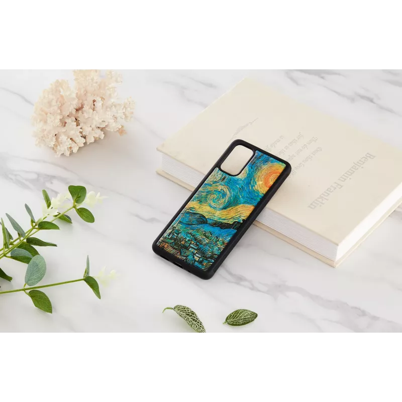 Apsauginis dėklas iKins, skirtas Samsung Galaxy S20+ — žvaigždėtos nakties juoda