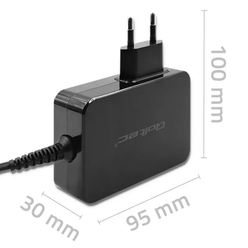 Qoltec PD 120W Turbo Greitasis Įkroviklis | 5-28V | 3-4.5A | USB-C | Juodas