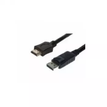 Laido adapteris Helos 118779 5 m DisplayPort HDMI Juoda