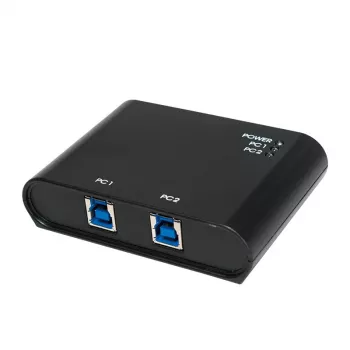 LogiLink UA0216 USB 3.0 perjungiklis, 2 kompiuteriai ir 1 USB įrenginys