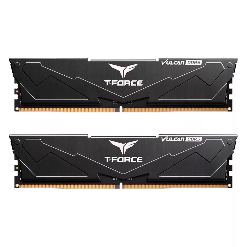 T-FORCE Vulcan DDR5 atminties rinkinys 32 GB (2x16 GB) 6000 MHz CL30 juoda