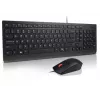 Belaidis klaviatūros ir pelės rinkinys Lenovo Essential 4X31R64445 – laidinė USB klaviatūra ir pelė