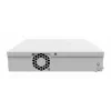 Valdomas L3 jungiklis MikroTik CRS310-8G+2S+IN — 8× 2.5G RJ-45, 2× SFP+, PoE, 1U stovo montavimui, baltas