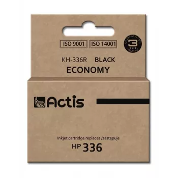 Kasetė rašalinė ACTIS KH-336R suderinama su HP, juodas pigmentinis rašalas, 9 ml, standartinė išeiga, vienetinis pakavimas