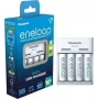 PANASONIC BASIC USB ĮKROVIKLIS + 4x AA ENELOOP 2000 mAh